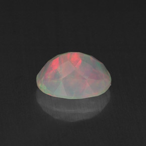 0,80 ctw natürlicher mehrfarbiger Opal, Transparent, Transparent / Lichtdurchlässig