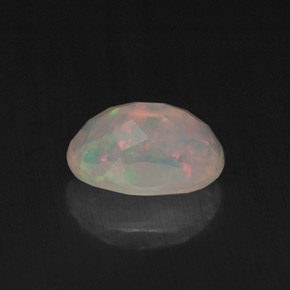 0,87 ctw natürlicher mehrfarbiger Opal, Transparent, Transparent / Lichtdurchlässig