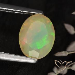 9,17 ctw natürlicher Mehrfarbig Opal, Oval, Lichtdurchlässig