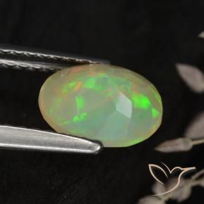 9,17 ctw natürlicher Mehrfarbig Opal, Oval, Lichtdurchlässig