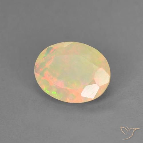 9,17 ctw natürlicher Mehrfarbig Opal, Oval, Lichtdurchlässig