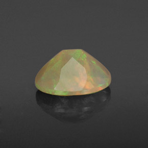 0,82 ctw natürlicher mehrfarbiger Opal, Transparent, Transparent / Lichtdurchlässig
