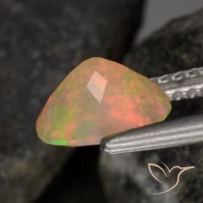 9,17 ctw natürlicher Mehrfarbig Opal, Oval, Transparent