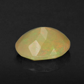 0,87 ctw natürlicher mehrfarbiger Opal, Transparent, Transparent / Lichtdurchlässig
