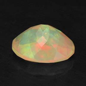 1,22 ctw natürlicher mehrfarbiger Opal, Transparent, Transparent / Lichtdurchlässig
