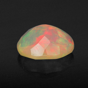 1,20 ctw natürlicher mehrfarbiger Opal, Transparent, Transparent / Lichtdurchlässig