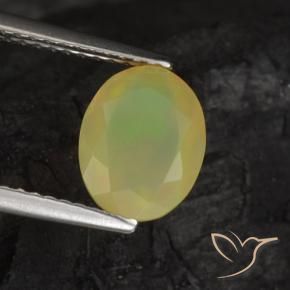 9,17 ctw natürlicher Mehrfarbig Opal, Oval, Lichtdurchlässig