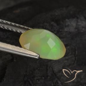 9,17 ctw natürlicher Mehrfarbig Opal, Oval, Lichtdurchlässig