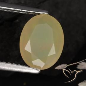 9,17 ctw natürlicher Mehrfarbig Opal, Oval, Lichtdurchlässig