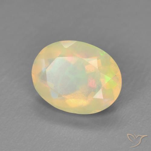 9,17 ctw natürlicher Mehrfarbig Opal, Oval, Lichtdurchlässig
