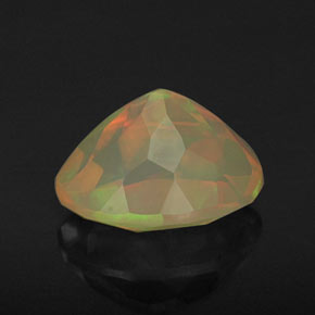 1,43 ctw natürlicher mehrfarbiger Opal, Transparent, Transparent / Lichtdurchlässig