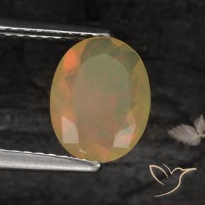 9,17 ctw natürlicher Mehrfarbig Opal, Oval, Lichtdurchlässig