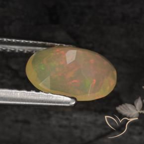 9,17 ctw natürlicher Mehrfarbig Opal, Oval, Lichtdurchlässig