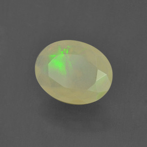 0,93 ctw natürlicher mehrfarbiger Opal, Oval Schliff, Lichtdurchlässig