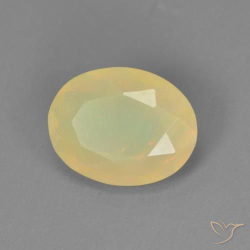 9,17 ctw natürlicher Mehrfarbig Opal, Oval, Lichtdurchlässig
