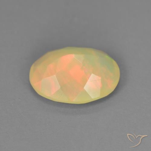 9,17 ctw natürlicher Mehrfarbig Opal, Oval, Lichtdurchlässig