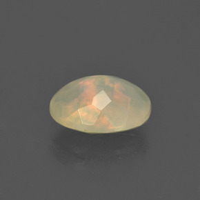 1,20 ctw natürlicher mehrfarbiger Opal, Oval Schliff, Lichtdurchlässig