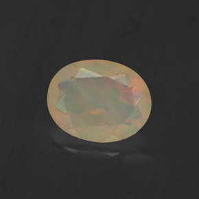 1,10 ctw natürlicher mehrfarbiger Opal, Transparent, Transparent / Lichtdurchlässig