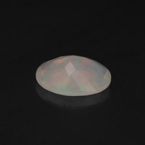 0,95 ctw natürlicher mehrfarbiger Opal, Transparent, Transparent / Lichtdurchlässig