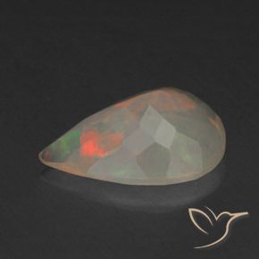 9,17 ctw natürlicher Mehrfarbig Opal, Birnenform, Transparent