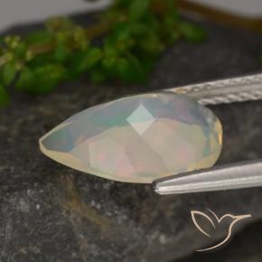 9,17 ctw natürlicher Mehrfarbig Opal, Birnenform, Transparent