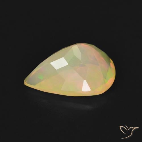 9,17 ctw natürlicher Mehrfarbig Opal, Birnenform, Transparent