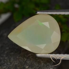 9,17 ctw natürlicher Mehrfarbig Opal, Birnenform, Lichtdurchlässig