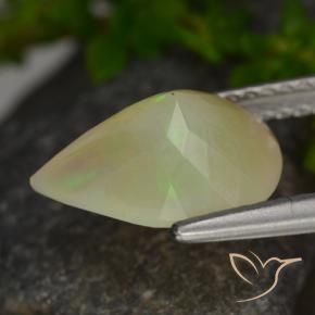9,17 ctw natürlicher Mehrfarbig Opal, Birnenform, Lichtdurchlässig