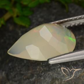 9,17 ctw natürlicher Mehrfarbig Opal, Birnenform, Lichtdurchlässig