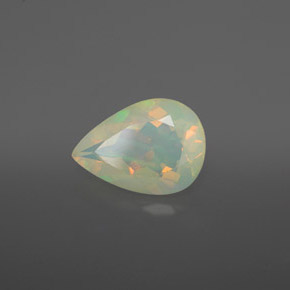 1,77 ctw natürlicher mehrfarbiger Opal, Transparent, Transparent / Lichtdurchlässig