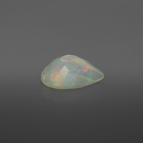 1,77 ctw natürlicher mehrfarbiger Opal, Transparent, Transparent / Lichtdurchlässig