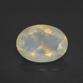 2,49 ctw natürlicher mehrfarbiger Opal, Transparent, Transparent / Lichtdurchlässig