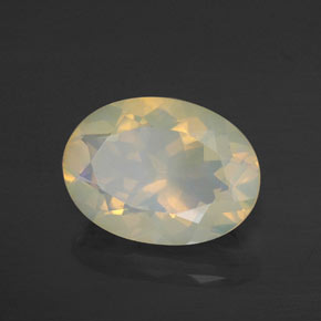 2,49 ctw natürlicher mehrfarbiger Opal, Transparent, Transparent / Lichtdurchlässig