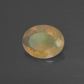 1,17 ctw natürlicher mehrfarbiger Opal, Oval Schliff, Lichtdurchlässig
