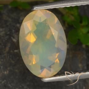 9,17 ctw natürlicher Mehrfarbig Opal, Oval, Transparent