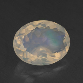 2,03 ctw natürlicher mehrfarbiger Opal, Transparent, Transparent / Lichtdurchlässig