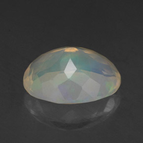 2,03 ctw natürlicher mehrfarbiger Opal, Transparent, Transparent / Lichtdurchlässig