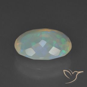 9,17 ctw natürlicher Mehrfarbig Opal, Oval, Transparent