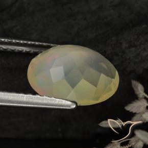 9,17 ctw natürlicher Mehrfarbig Opal, Oval, Transparent