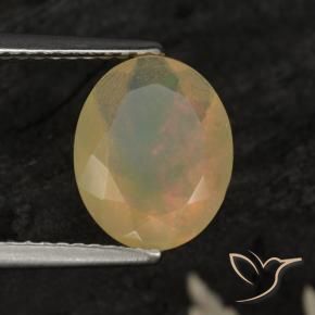 9,17 ctw natürlicher Mehrfarbig Opal, Oval, Lichtdurchlässig