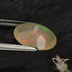 9,17 ctw natürlicher Mehrfarbig Opal, Oval, Lichtdurchlässig