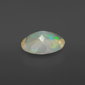 1,48 ctw natürlicher mehrfarbiger Opal, Oval Schliff, Transparent