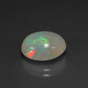 2,72 ctw natürlicher mehrfarbiger Opal, Oval Schliff, Transparent
