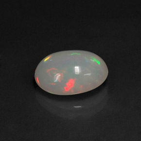 2,24 ctw natürlicher mehrfarbiger Opal, Oval Schliff, Lichtdurchlässig