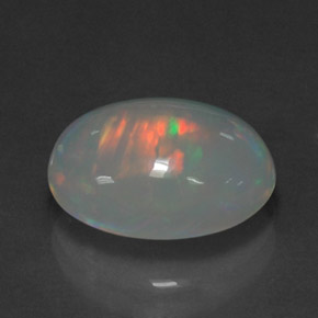 3,04 ctw natürlicher mehrfarbiger Opal, Transparent, Transparent / Lichtdurchlässig