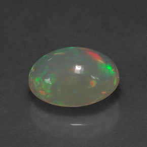 2,33 ctw natürlicher mehrfarbiger Opal, Transparent, Transparent / Lichtdurchlässig