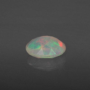 0,83 ctw natürlicher mehrfarbiger Opal, Transparent, Transparent / Lichtdurchlässig