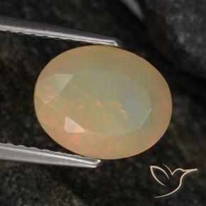 9,17 ctw natürlicher Mehrfarbig Opal, Oval, Lichtdurchlässig