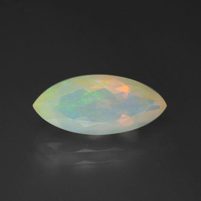 2,16 ctw natürlicher mehrfarbiger Opal, Marquise, Transparent