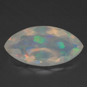 1,39 ctw natürlicher mehrfarbiger Opal, Marquise, Transparent